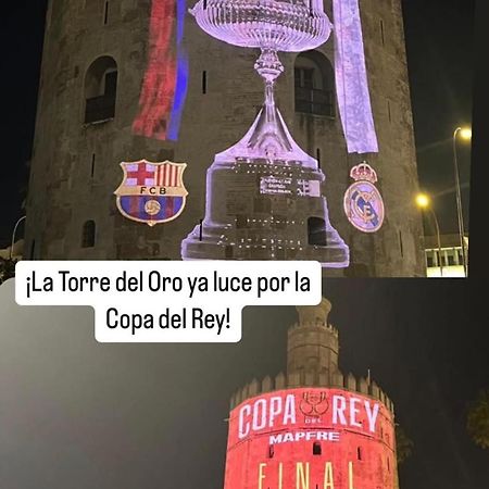 3 Apartamento En Estadio Sevilla 8 Plazas 3 Hab Y Metro المظهر الخارجي الصورة